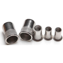 actory price Galvanized zinc plated flat head rivet nut Riveted Nuts